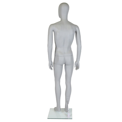 Mode Faceless Mannequin - Male - Matt Grey - Eco-Friendly Plastic