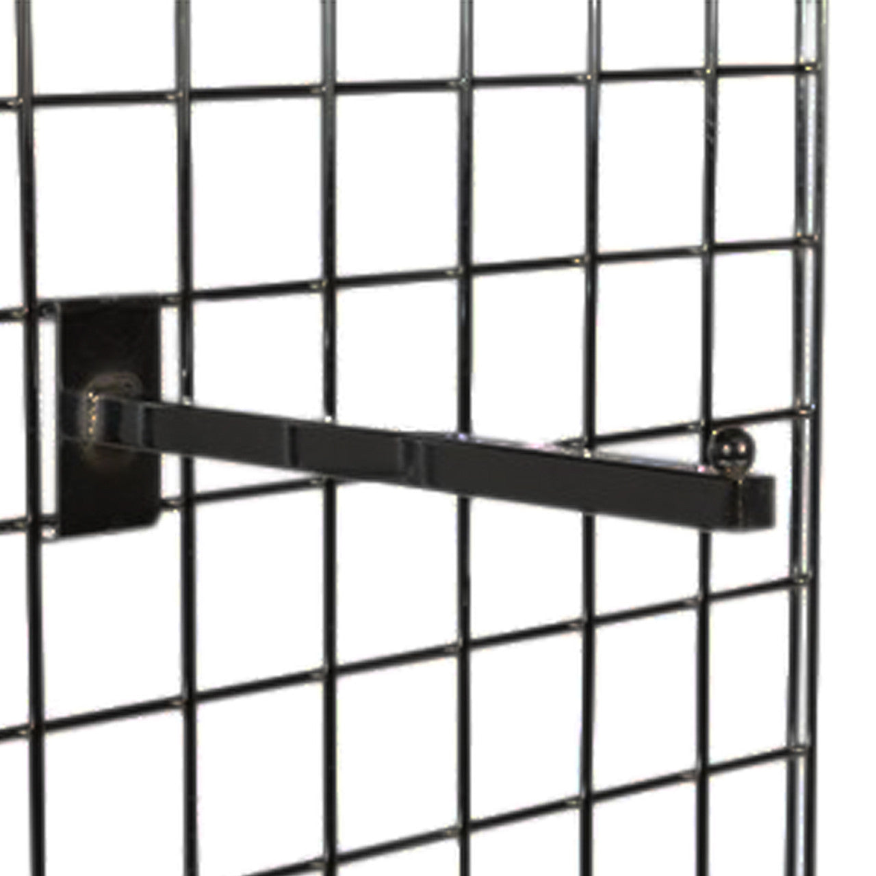 Black Forward Display Arm For Grid Mesh Panels