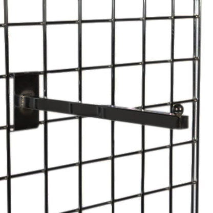 Black Forward Display Arm For Grid Mesh Panels