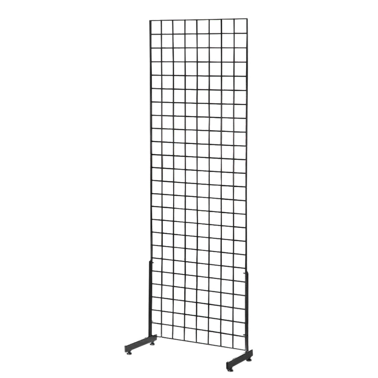 Black 6ft Grid Mesh Single Sided Stand