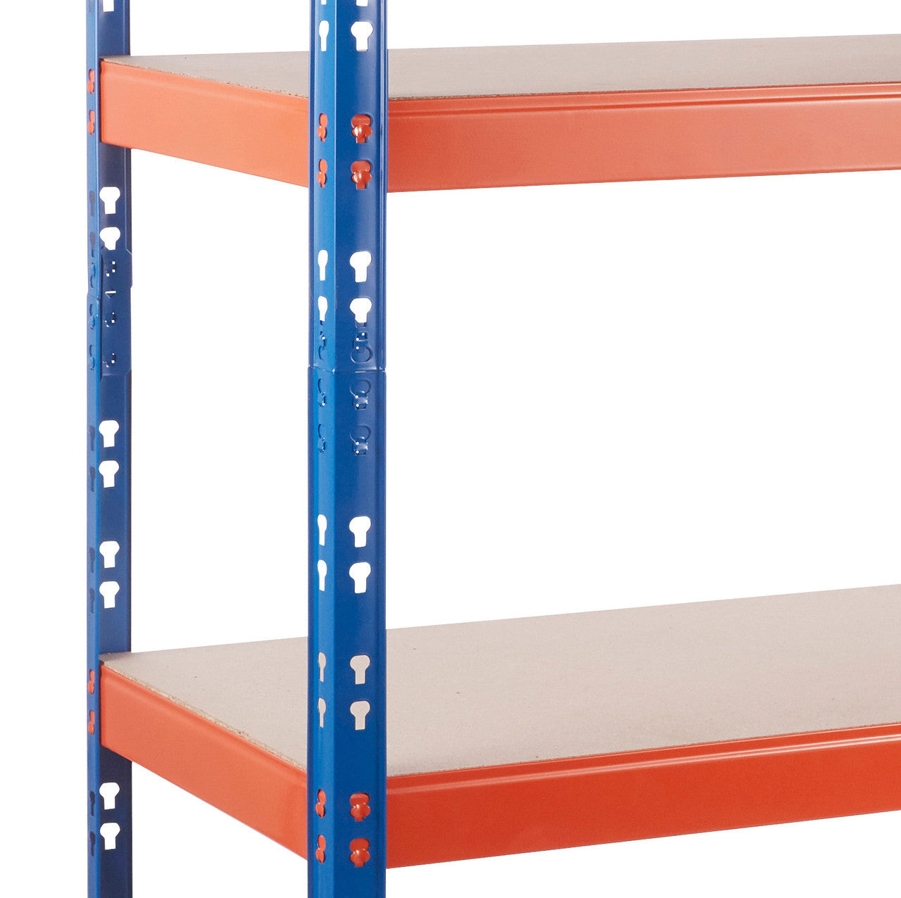 Multipurpose Shelving With 4 x Large Grey Plastic Part Bins - H915 x W1220x D455mm