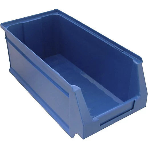 Multipurpose Shelving With 60 x Blue Plastic Part Bins - H1600 x W1525 x D305mm