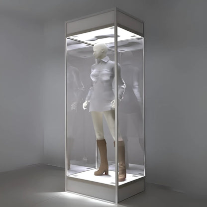 Single Glass Mannequin Display Case