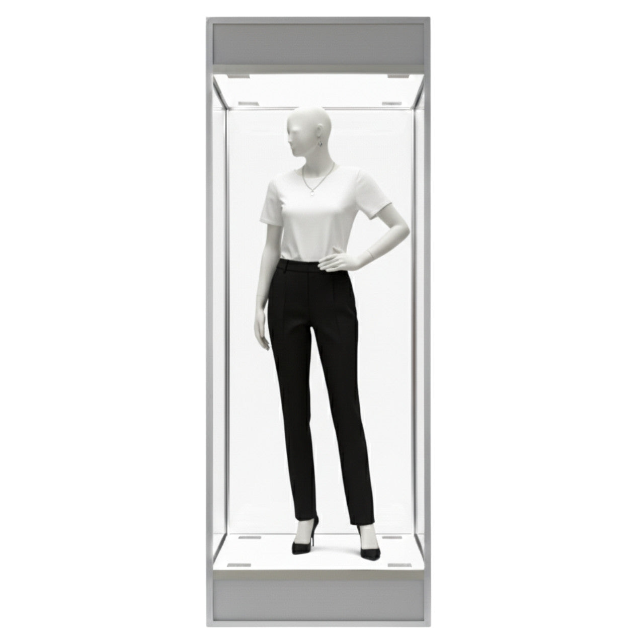 Single Glass Mannequin Display Case