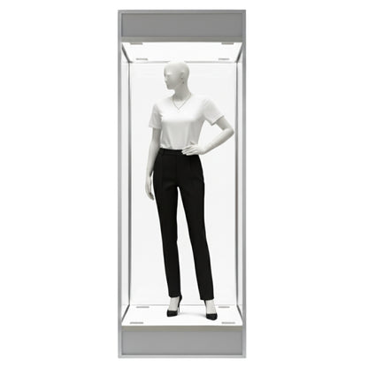 Single Glass Mannequin Display Case
