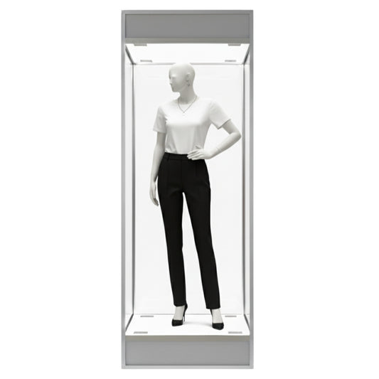 Single Glass Mannequin Display Case