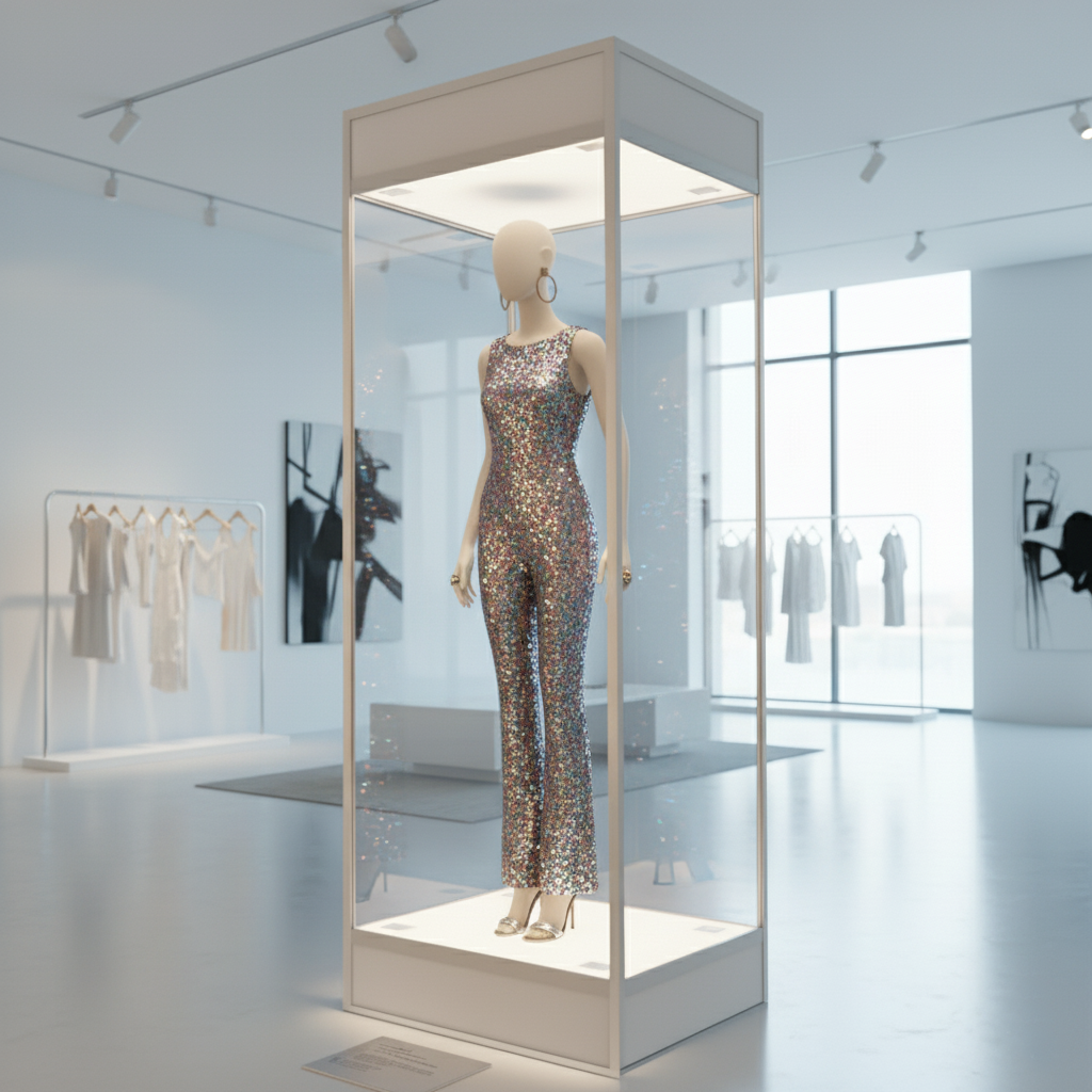 Single Glass Mannequin Display Case