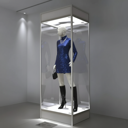 Single Glass Mannequin Display Case