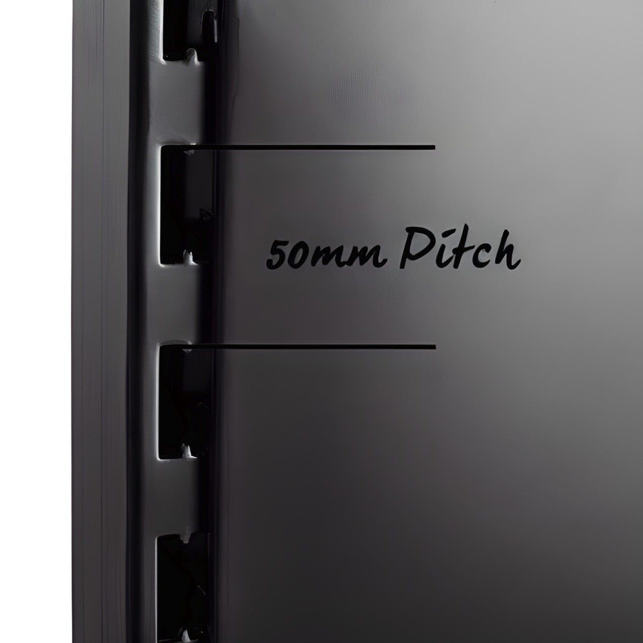 Black Upright for Retail Shelving Units - D60mm