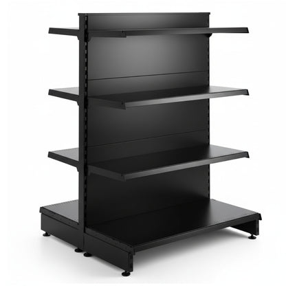Black Upright for Retail Shelving Units - D60mm