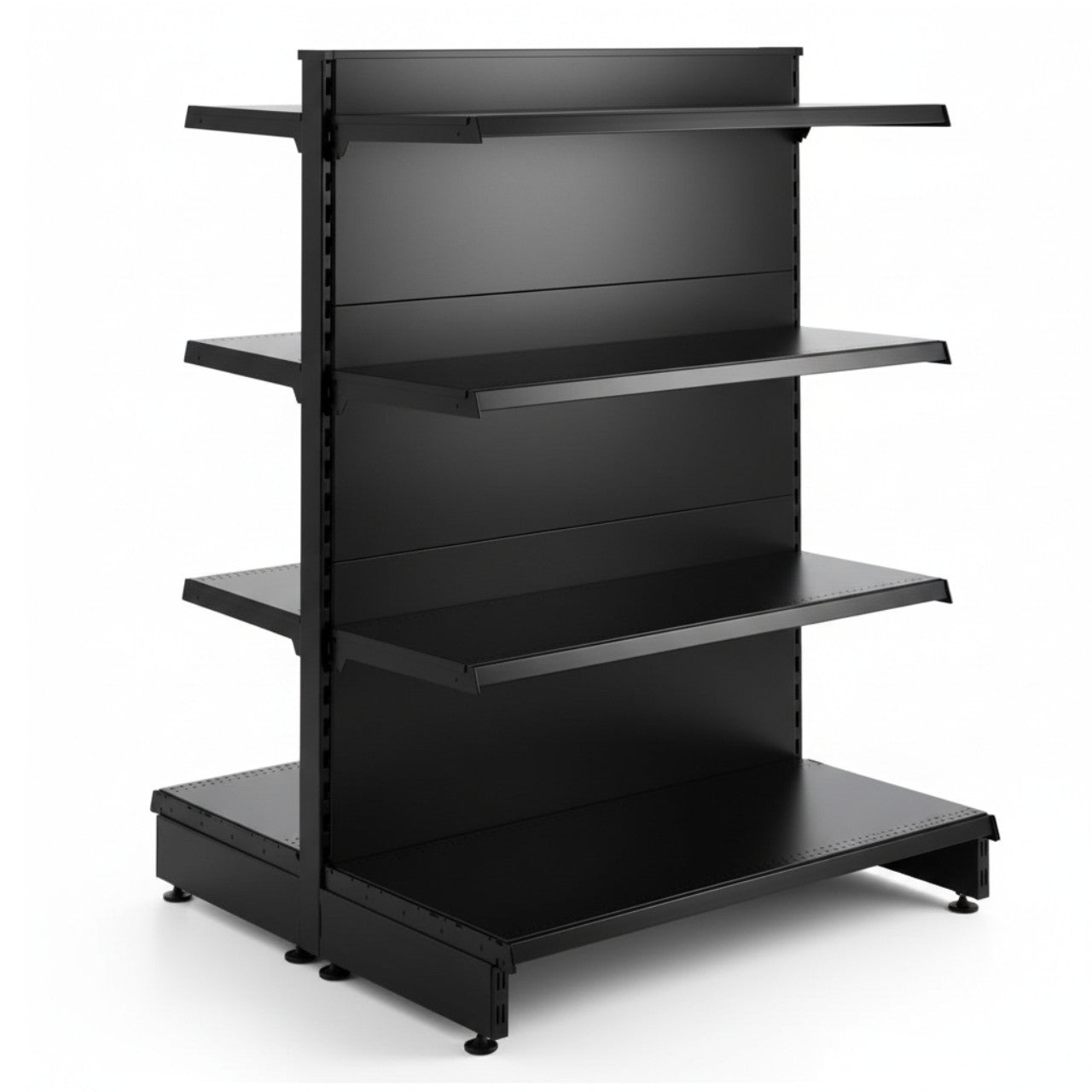Black Base Leg for Retail Shelving Units - H160mm