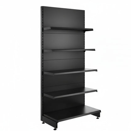 Black Base Leg for Retail Shelving Units - H160mm