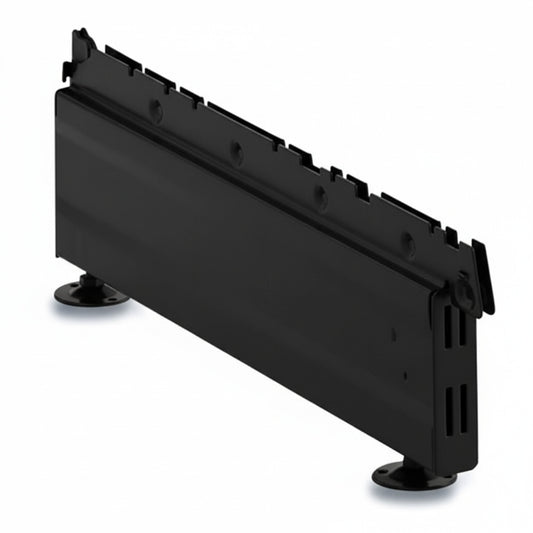 Black Base Leg for Retail Shelving Units - H160mm