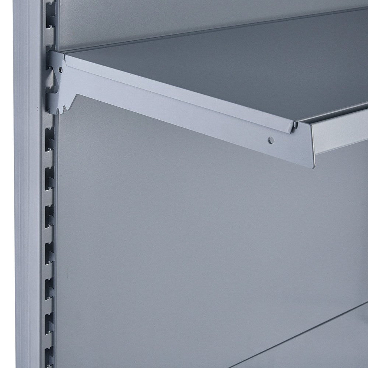 Silver Shelf And Brackets for Retail Shelving Units - Choice of Sizes