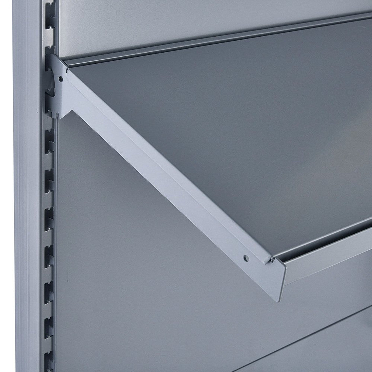 Silver Shelf And Brackets for Retail Shelving Units - Choice of Sizes