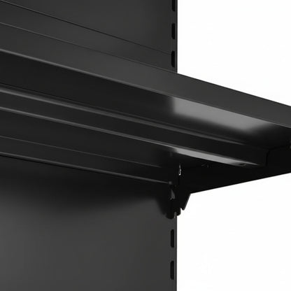 Black Shelf for Retail Shelving Units (No Brackets) - Choice of Sizes