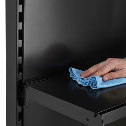 Black Shelf for Retail Shelving Units (No Brackets) - Choice of Sizes