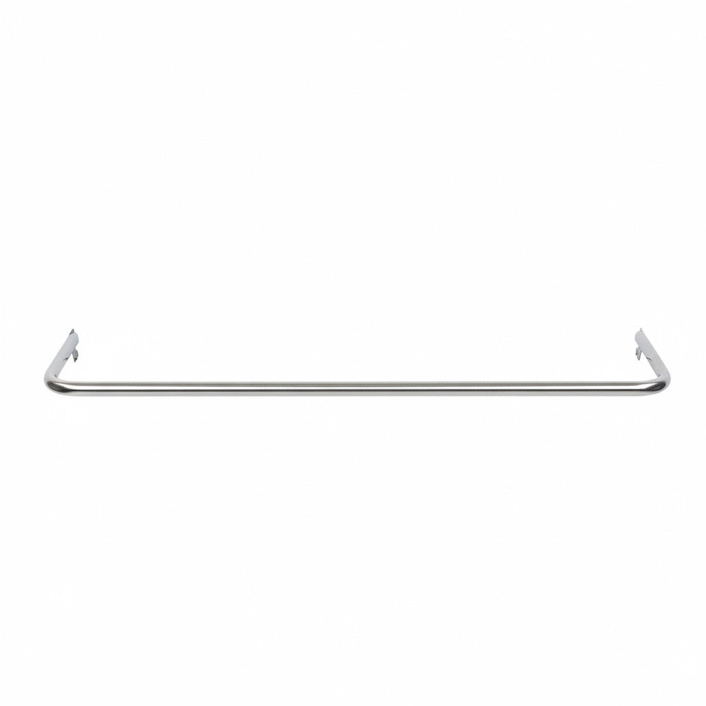 Chrome Garment D Rail for Retail Shelving