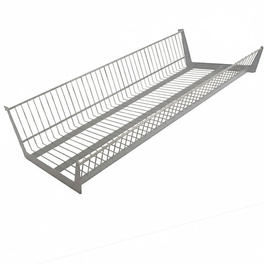 Silver Wire Basket for Retail Shelving Units