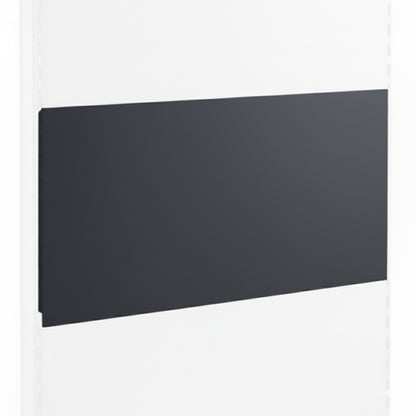Dark Grey Plain Back Panel for Retail Shelving Units