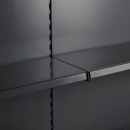 Dark Grey Plain Back Panel for Retail Shelving Units