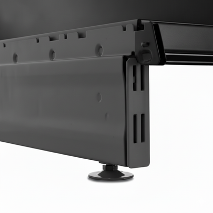 Dark Grey Base Leg for Retail Shelving Units - H160mm