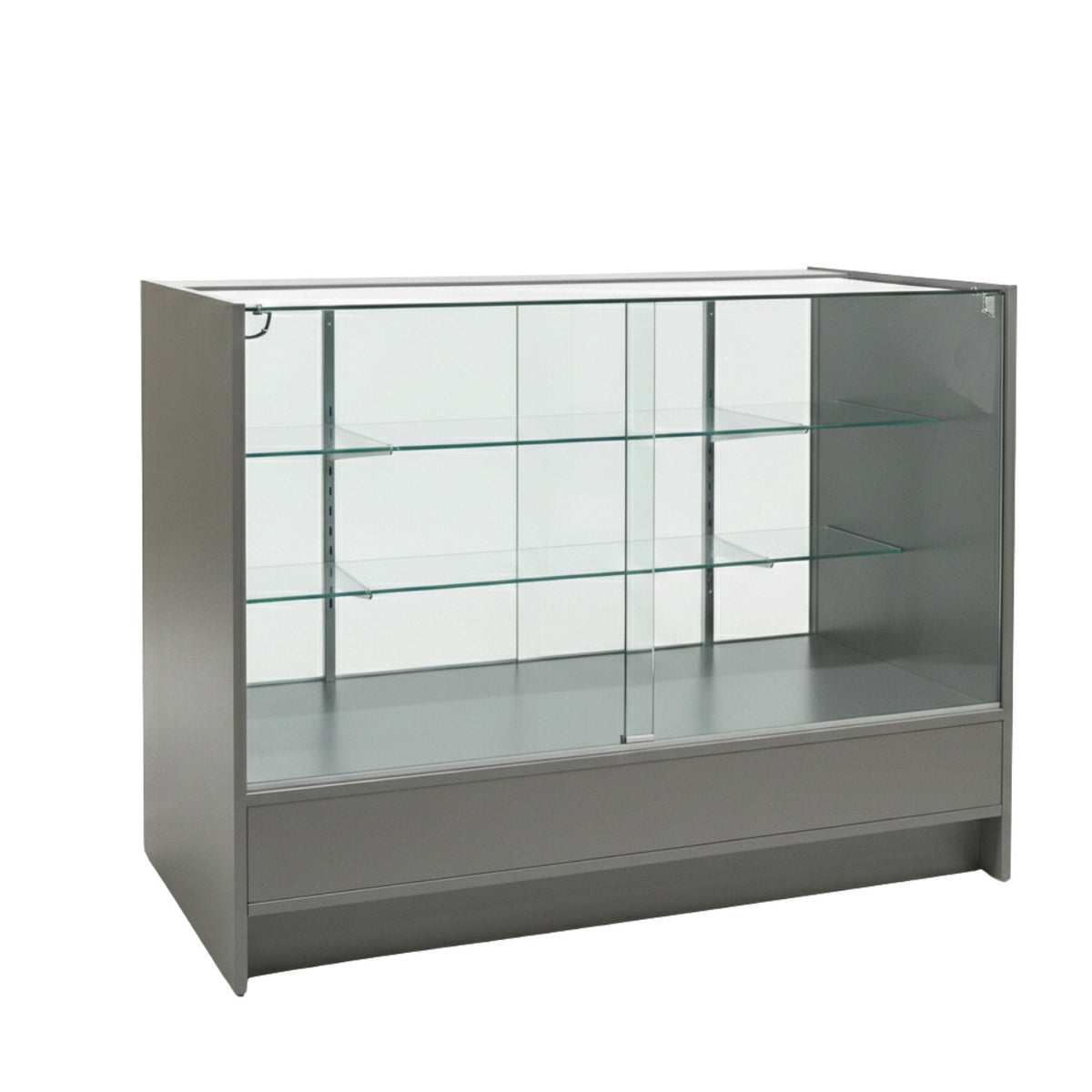 Shopfitting Counter Shop Counter With Glass Top 2 Shelves and Storage - Aura Range - Choice ...