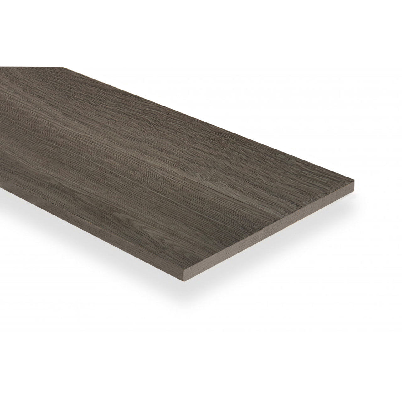 Black & Eternity Oak Twin Slot Shelving Kit - H430mm x W1200mm, 3 Uprights & 2 Wooden Shelves