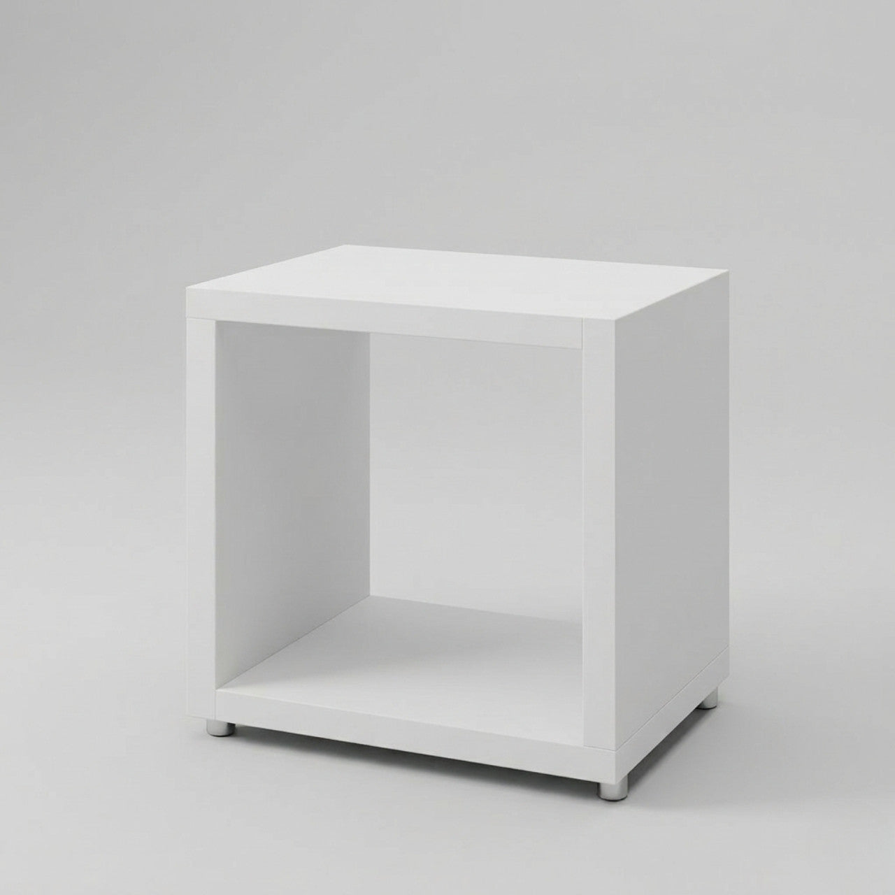 White Cube Shelving Display Unit - 1 x 1