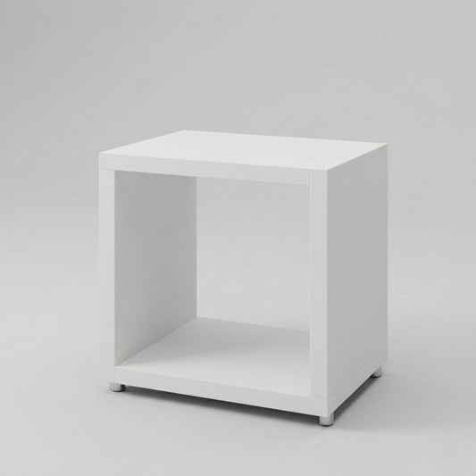 White Cube Shelving Display Unit - 1 x 1