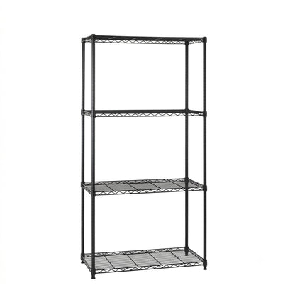 Upright Posts for Black Wire Shelving - 25mm Diameter - Set of 4