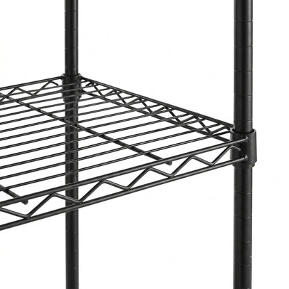 Square Wire Shelf for Black Wire Shelving - D450mm