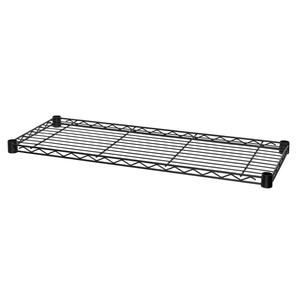 5 Tier Black Wire Shelving Unit - D450mm