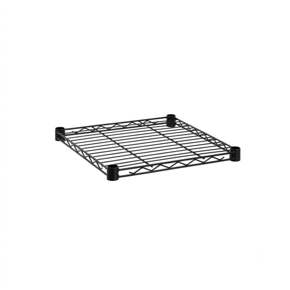 Square Wire Shelf for Black Wire Shelving - D450mm