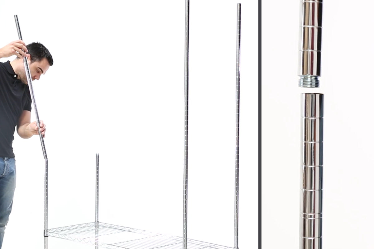 6. Fit the upper posts