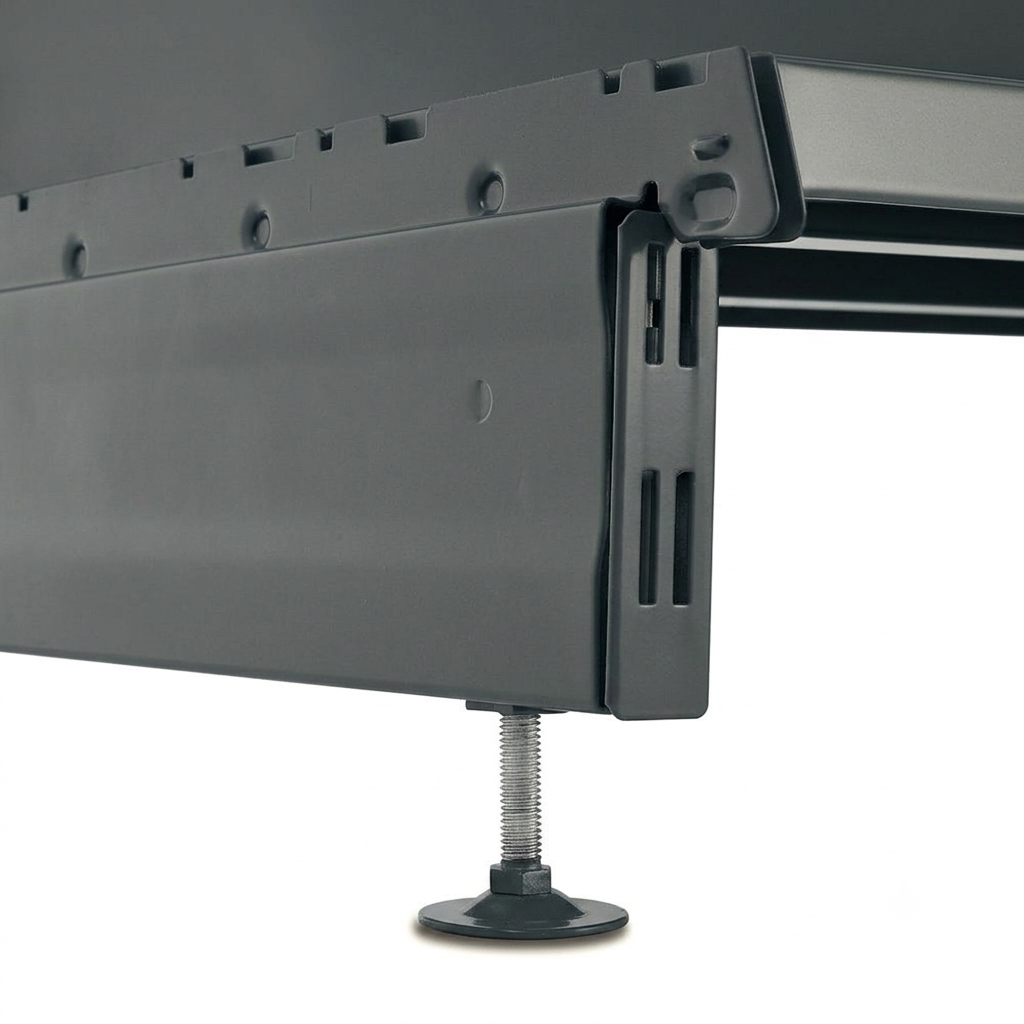 Dark Grey End of Run for Retail Gondola Unit