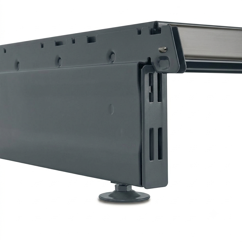 Dark Grey End of Run for Retail Gondola Unit