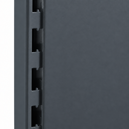 Dark Grey back panel and upright detail