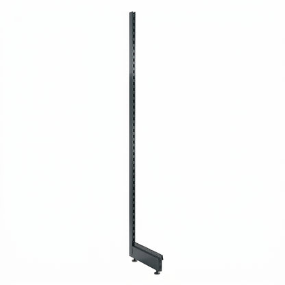 Dark Grey End of Run Upright and Leg for Retail Shelving