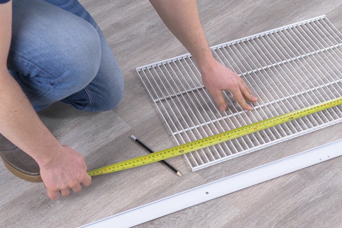 1. Measure and plan where to put Wall Track