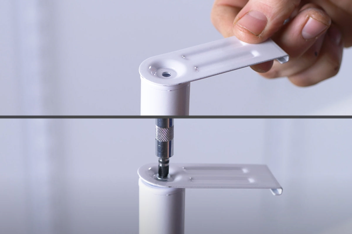 4. Affix mount hook to the Clothes Rail