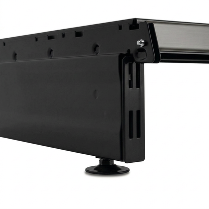 Black Retail Wall Shelving - 5 x H2100mm Bays With 470mm Base Shelf