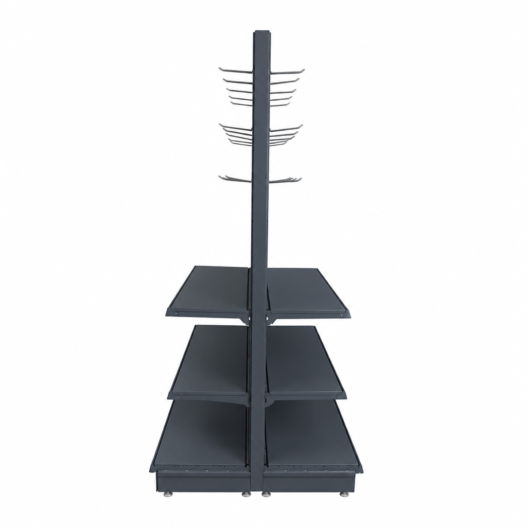 Dark Grey RAL 7015 gondola end view