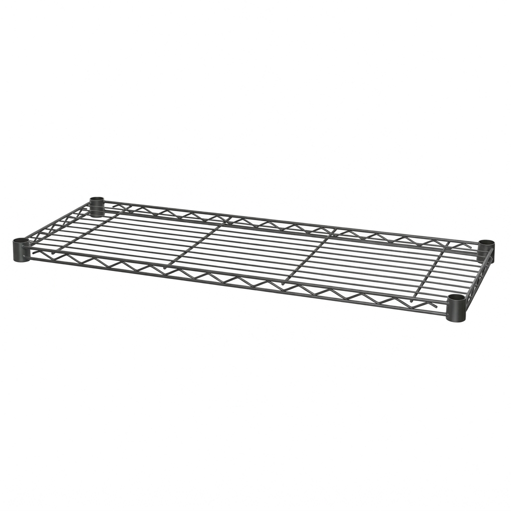 Individual carbon grey wire shelf
