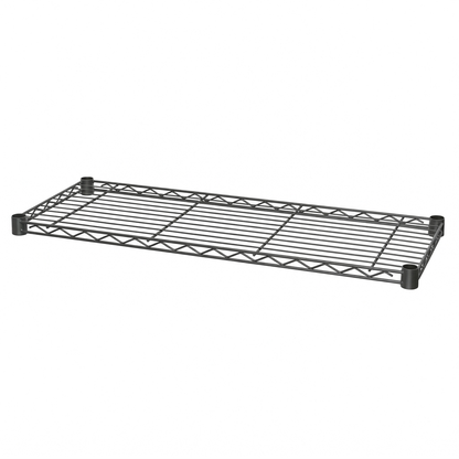 Individual carbon grey wire shelf