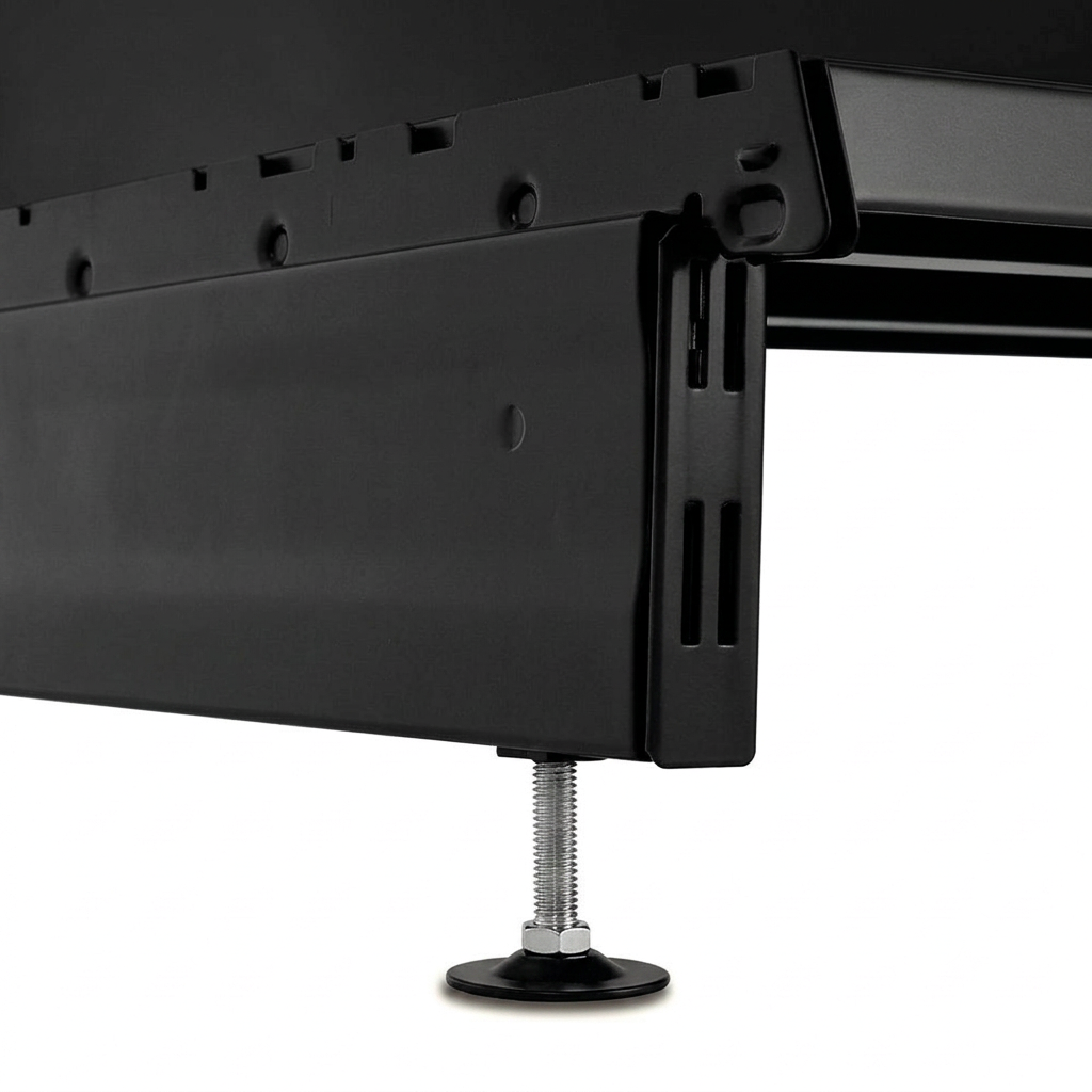 Black Retail Wall Shelving - 5 x H2100mm Bays With 470mm Base Shelf