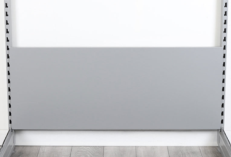 3. Connect uprights with the first back panel
