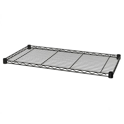 2 x 4 Tier Black Wire Shelving Units - H1800 x D450mm