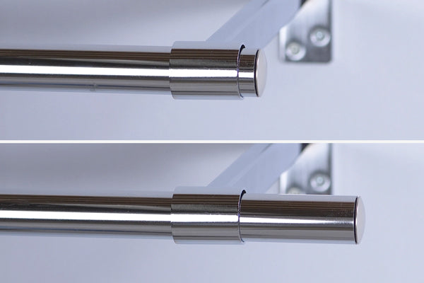 Tubes can overhang or be set flush